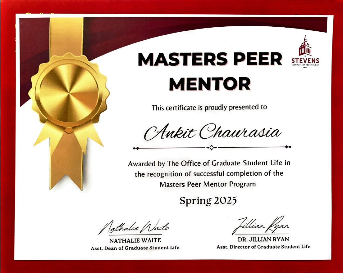 Peer Mentor Award