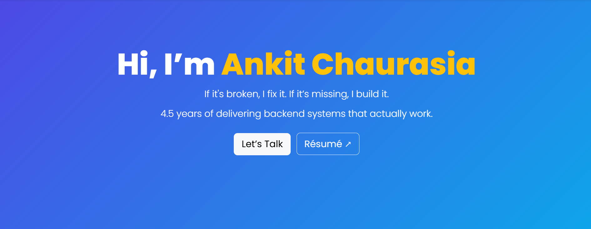 Portfolio Website